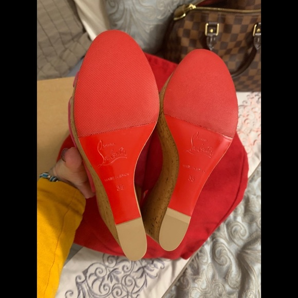 💝Christian Louboutin Wedges 120💝 - Picture 5 of 7